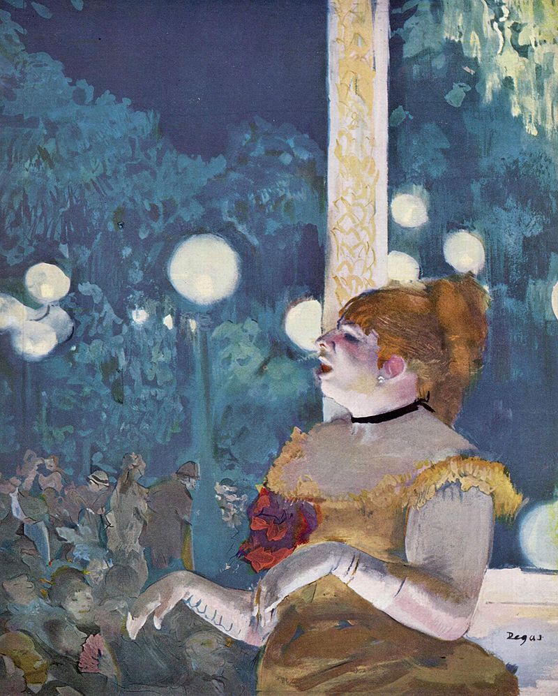Cafe Concert: The Song of the Dog, Edgar Degas, 1875